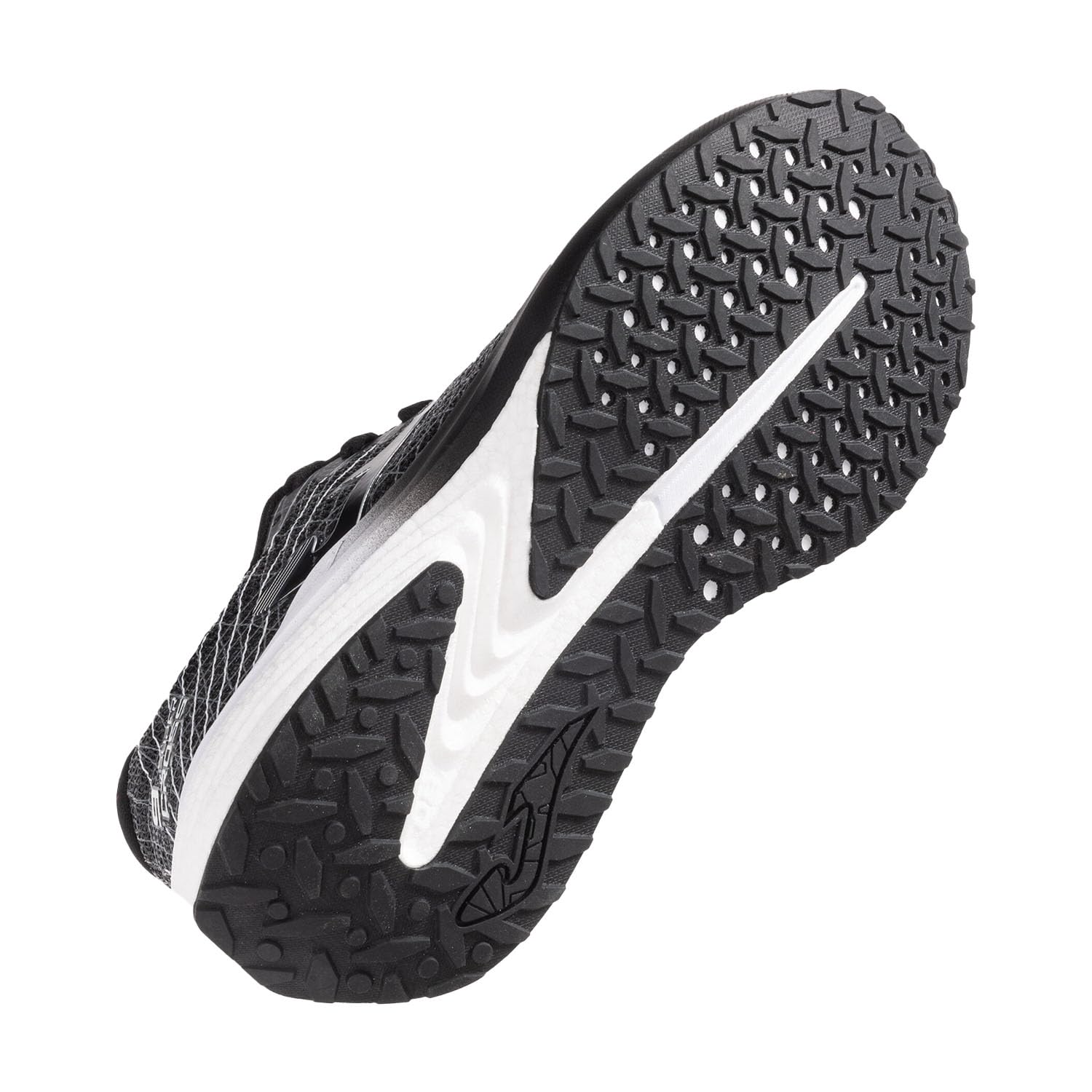 Joma Scarpe Running, 40-46, Ammortizzazione Reattiva e Stabilità - Nero, Bianco, 45 EU