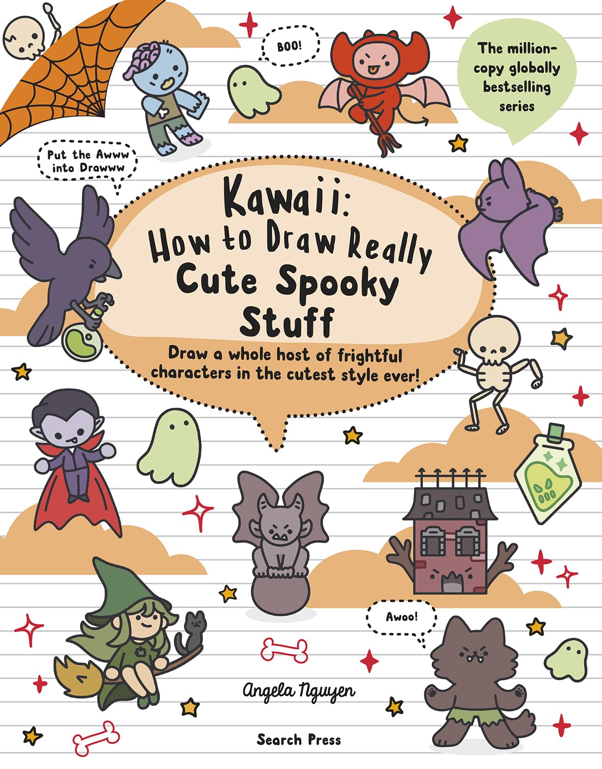 Kawaii How to draw Really Cute Spooky Stuff by Angela Nguyen PAPERBACK