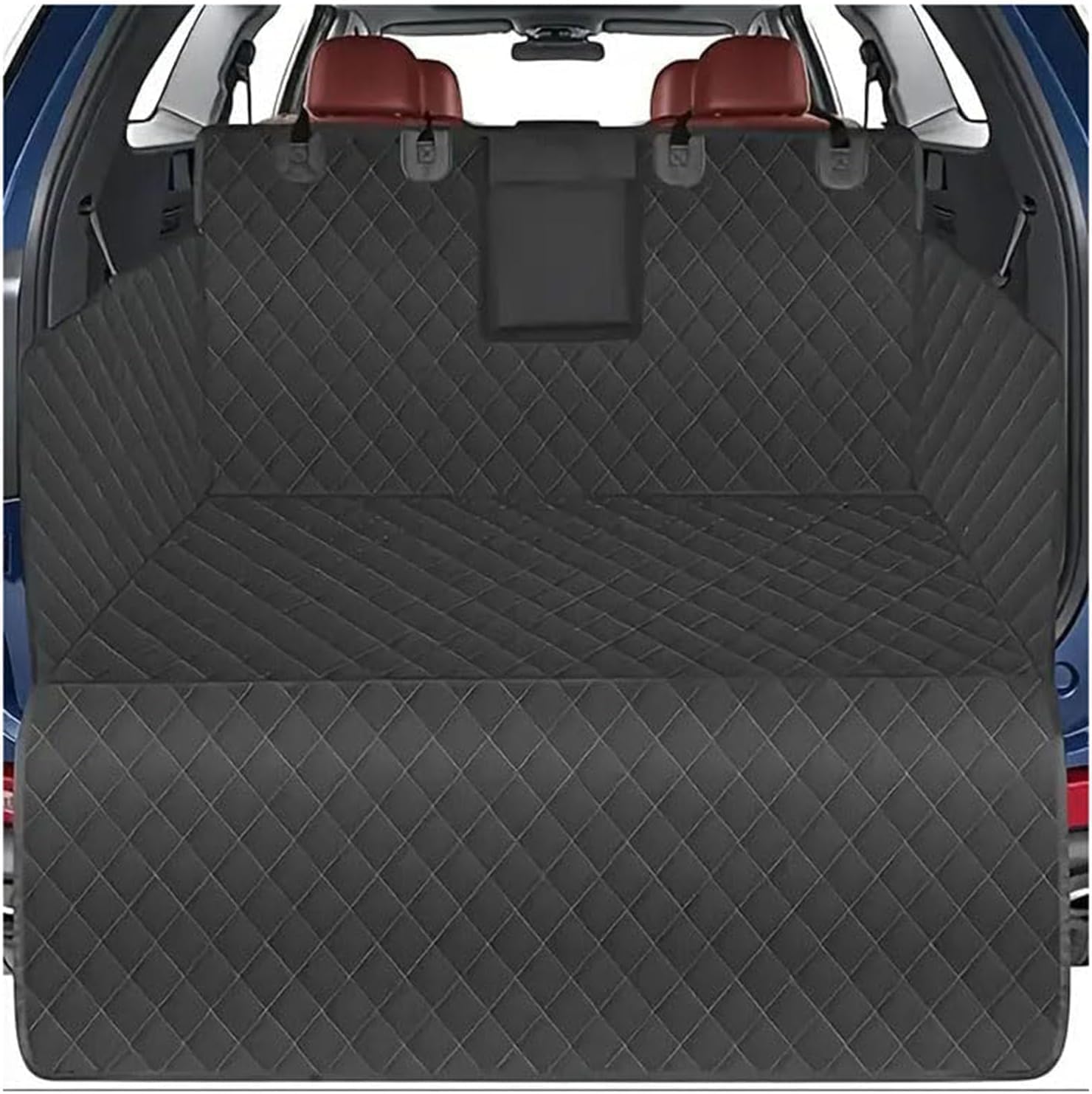 Housse Coffre Voiture Chien Universelle pour Ford Mustang Mach-E 2021 2022 2023, Durables Imperméable Antidérapants Tapis/Voyage