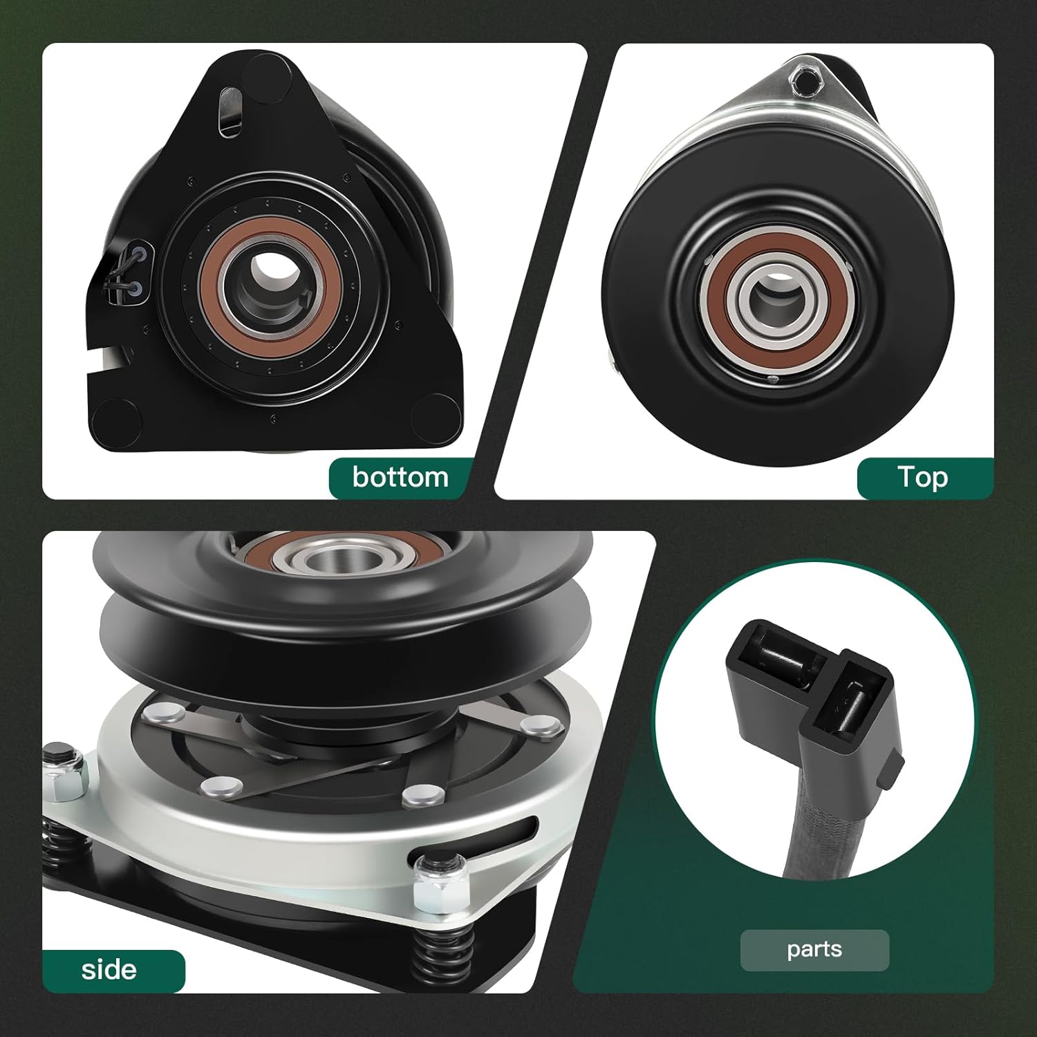 PTO Clutch for John Deere: AM133209 AM130328 325-335-345 GX335-GX345 GX355 240-245-260-265-285-320 GT242 GT262 GT275 Clutch for Ogura: GT1A-JD10 GT1-JD08 MA-GT-JD19B, 01008544P Clutch