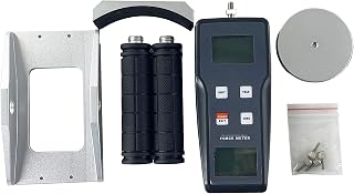 Muscle Force Meter Muscle Dynamometer Muscle Strength Meter Tester with Range ±50kgf ±490N ±110Lbf Resolution 0.01kgf 0.1N 0.1Lbf Large LCD Display Four Kinds of Measurement Units