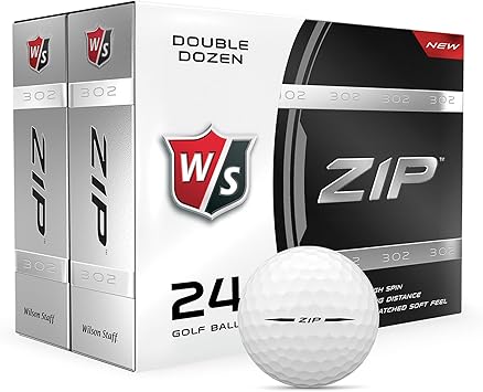 WILSON Staff Zip Golf Balls (Pack of 24)