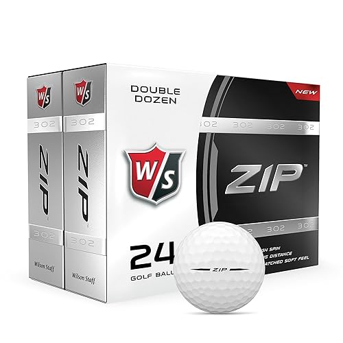 WILSON Staff Zip Golf Balls (Pack of 24)