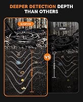 Vista 5 de SUNPOW Detector de metales MD04 + detector de metales Pinpointer MD08 para adultos y niños