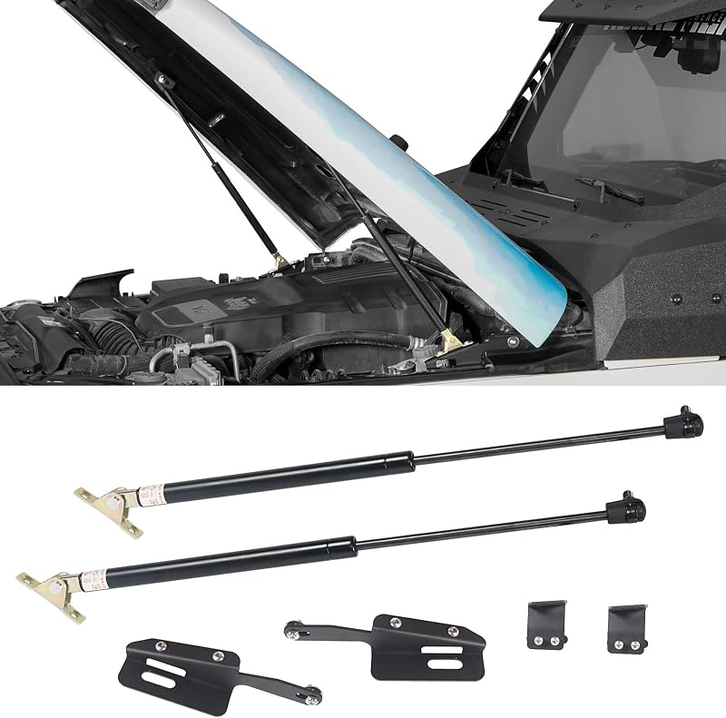 Kit de amortecedores a gás para capô Hooke Road Jeep Wrangler JK 2011–2018 – Par