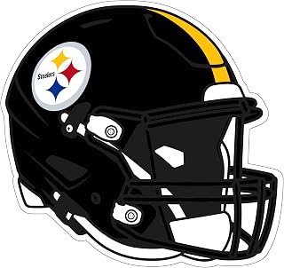 Siskiyou Sports NFL Pittsburgh Steelers Helmet Auto Decal, Team Colors, One Size