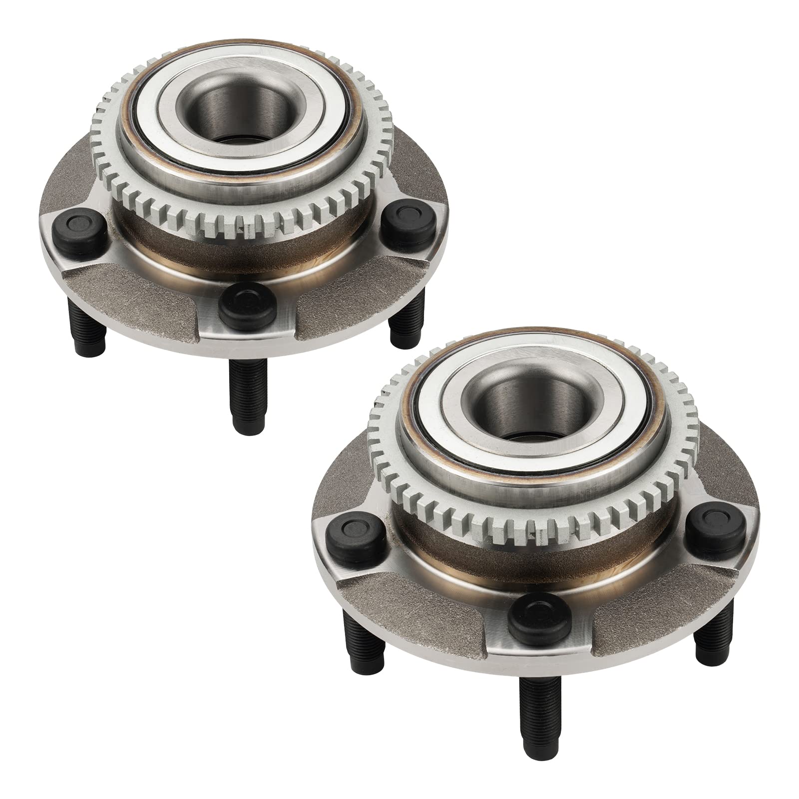 PHILTOP Front Wheel Hub Bearings for 1994-2004 M-u-s-t-a-ng, 513115 Hub Assembly w/ABS 5 Lugs