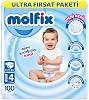Molfix Maxi Size 4 Monthly Diapers (1 x 100 Pieces)