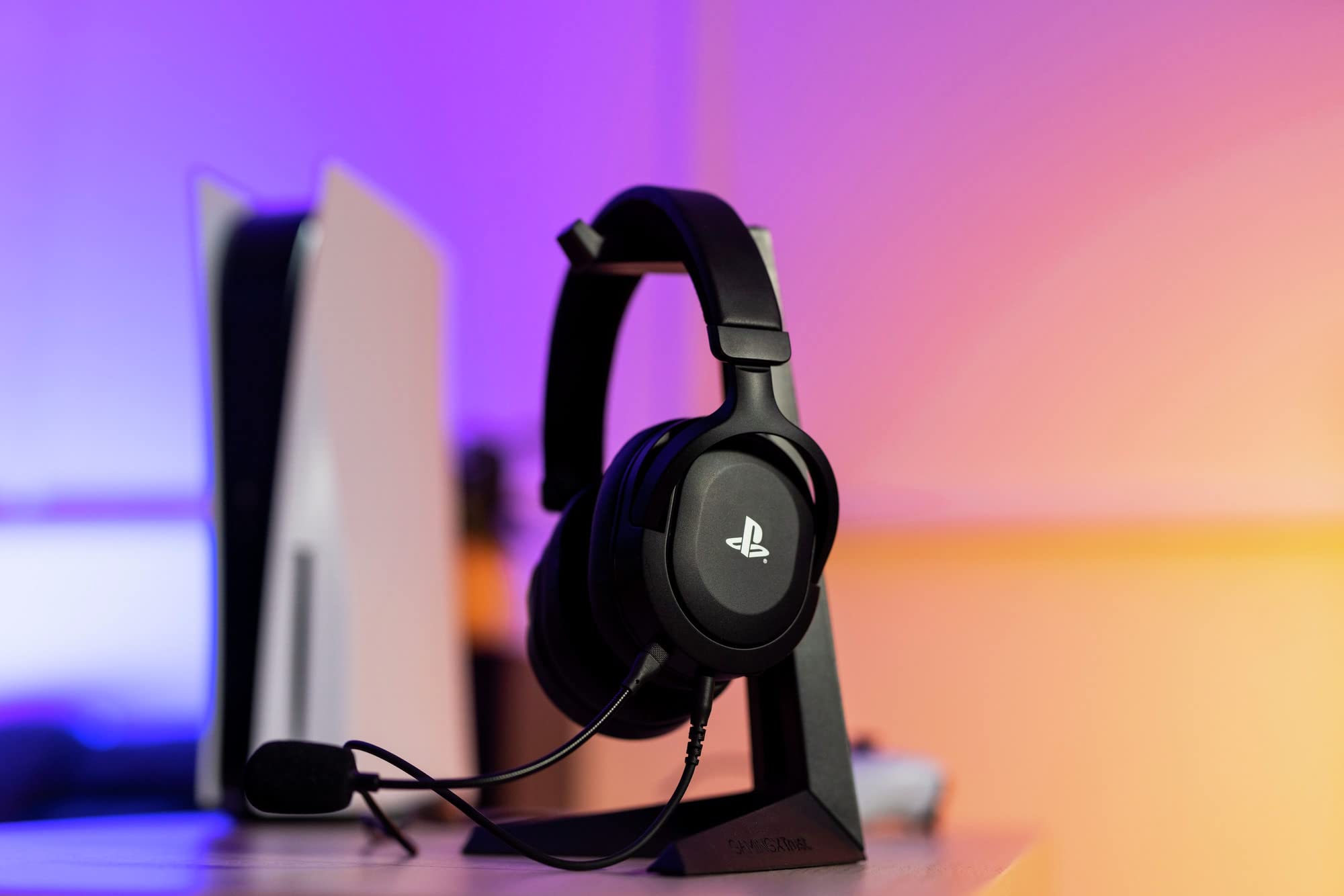 Trust Gaming GXT 498 Forta [oficjalnie licencjonowany na PlayStation 5] Zrównoważony zestaw słuchawkowy do gier PS5/PS4, kabel 1,2 m, sterowniki 50 mm, odłączany mikrofon, przewodowe słuchawki nauszne