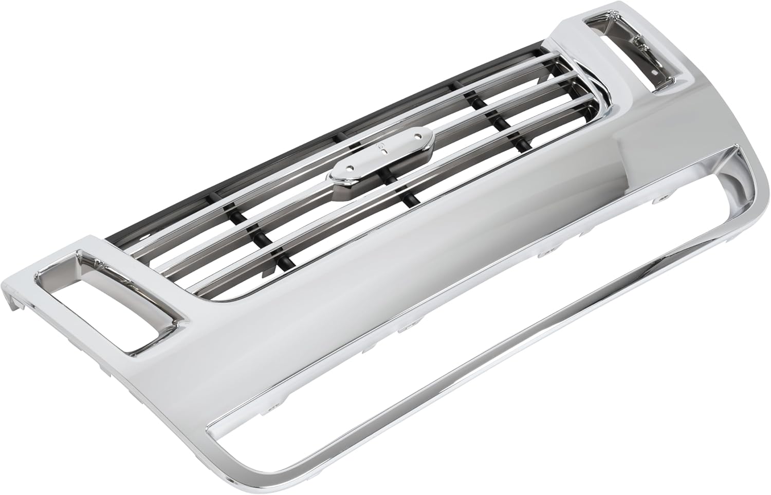 HECASA Front Grill Compatible with 2006-2010 Ford Explorer 2007-2010 Sport Trac Replacement for FO1200476 Bumper Grille Assembly Radiator Grille W/Side Openings 3-Bar Style Chrome Painted