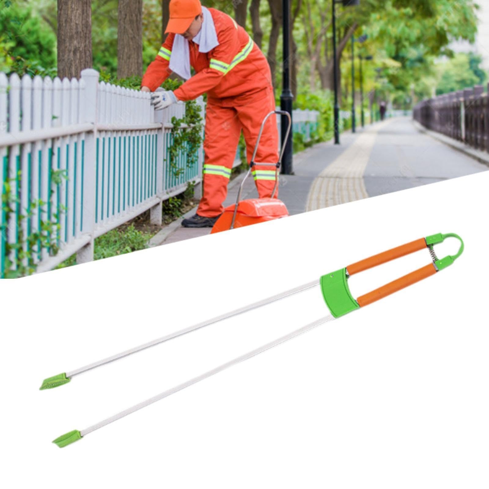 Pinza para Recoger Basura, Herramienta de Ayuda para Alcanzar Objetos, de Aleación de Aluminio, para Recoger Basura en El Suelo, El Jardín O El Césped, Cabeza de Ppr