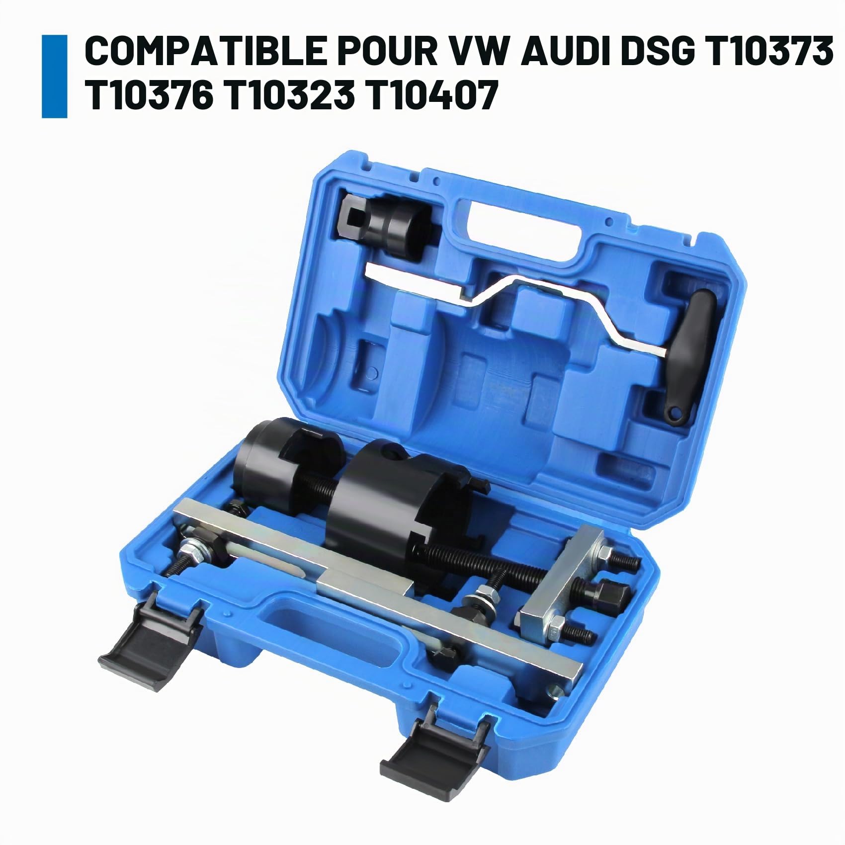 Kit d'outils à Double Embrayage - Outil de Montage d'embrayage - Outil d'extraction - Convient pour VW 7 Vitesses DSG Transmission T10323 T10373 T10374 T10376