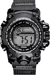 Relógio Masculino Esportivo 30m À Prova D'Água Cronometro + Caixa Presente + Óculos Tático Police Moda Militar