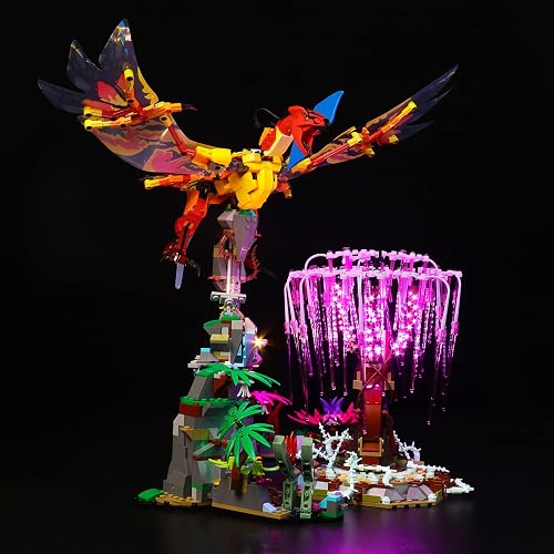 VONADO LED Light Kit Compatible with LEGO Avatar Toruk Makto & Tree of Souls 75574 - DIY Lighting - Music Version
