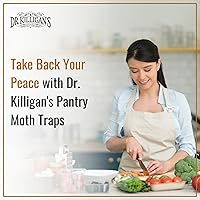 Vista 6 de Trampas para polillas para alacena de Dr. Killigan, atrae pestes por medio de feromonas, efectiva contra la polilla India de la harina, 100 %