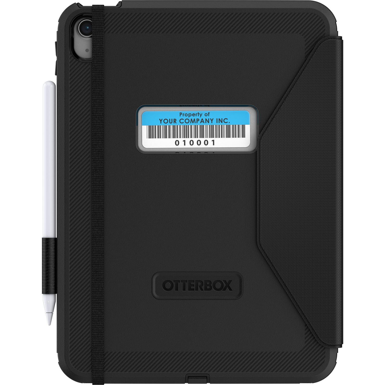 OtterBox Defender Folio Hülle für iPad (A16) 11/10. Generation, Schwarz