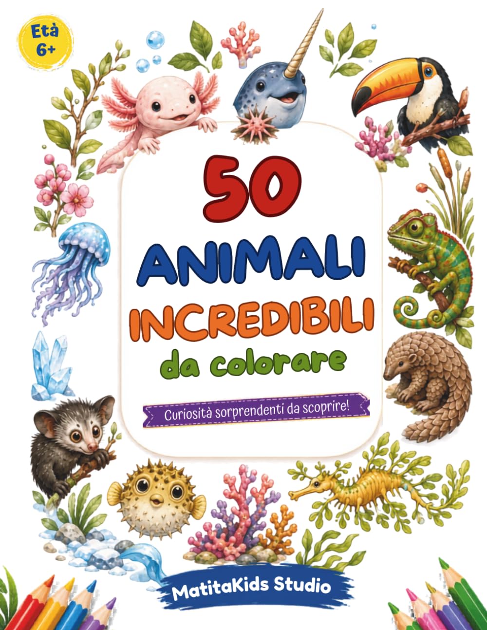 50 animali incredibili da colorare: Curiosità sorprendenti da scoprire!