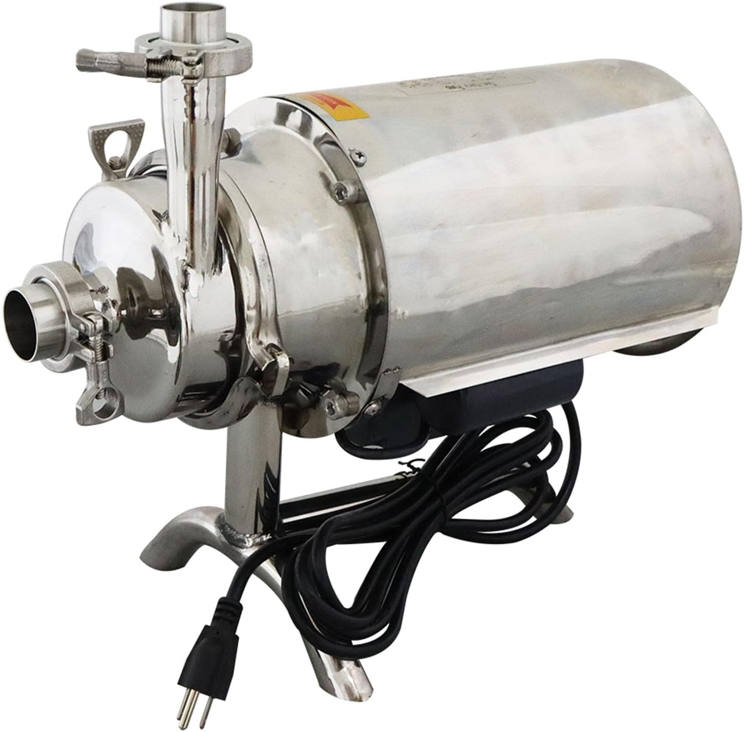 110V Stainless Steel Centrifugal Food Sanitary Beverage Pump 0.75KW 3T/H