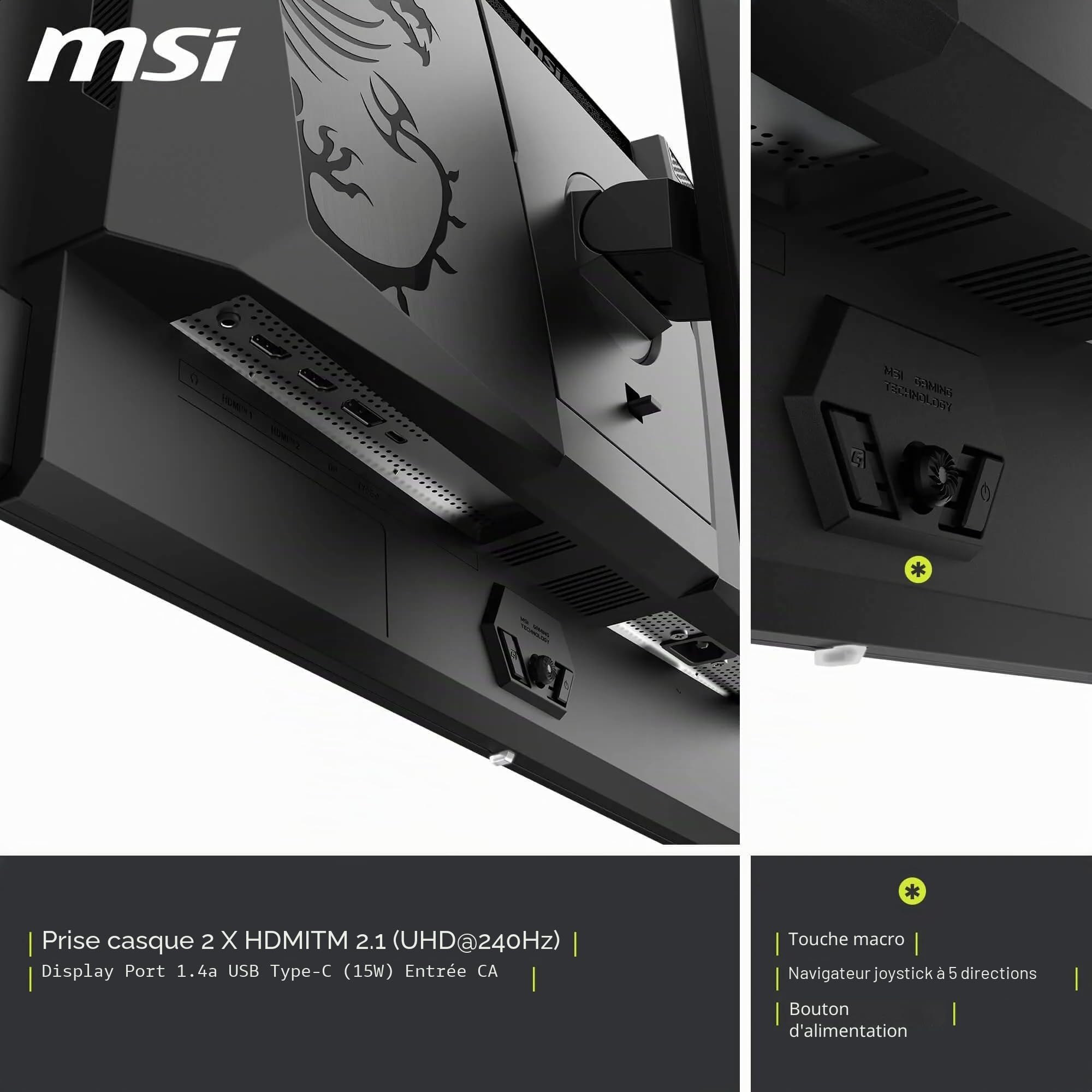 MSI MAG 272UP QD-OLED X24 Écran Gaming 26.5” UHD