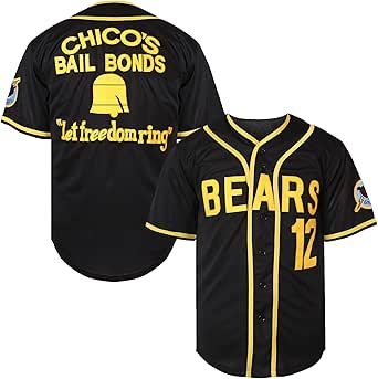 Amazon.com: TKJPYWYH Bad News Bears Movie Baseball Jersey for Men,12
