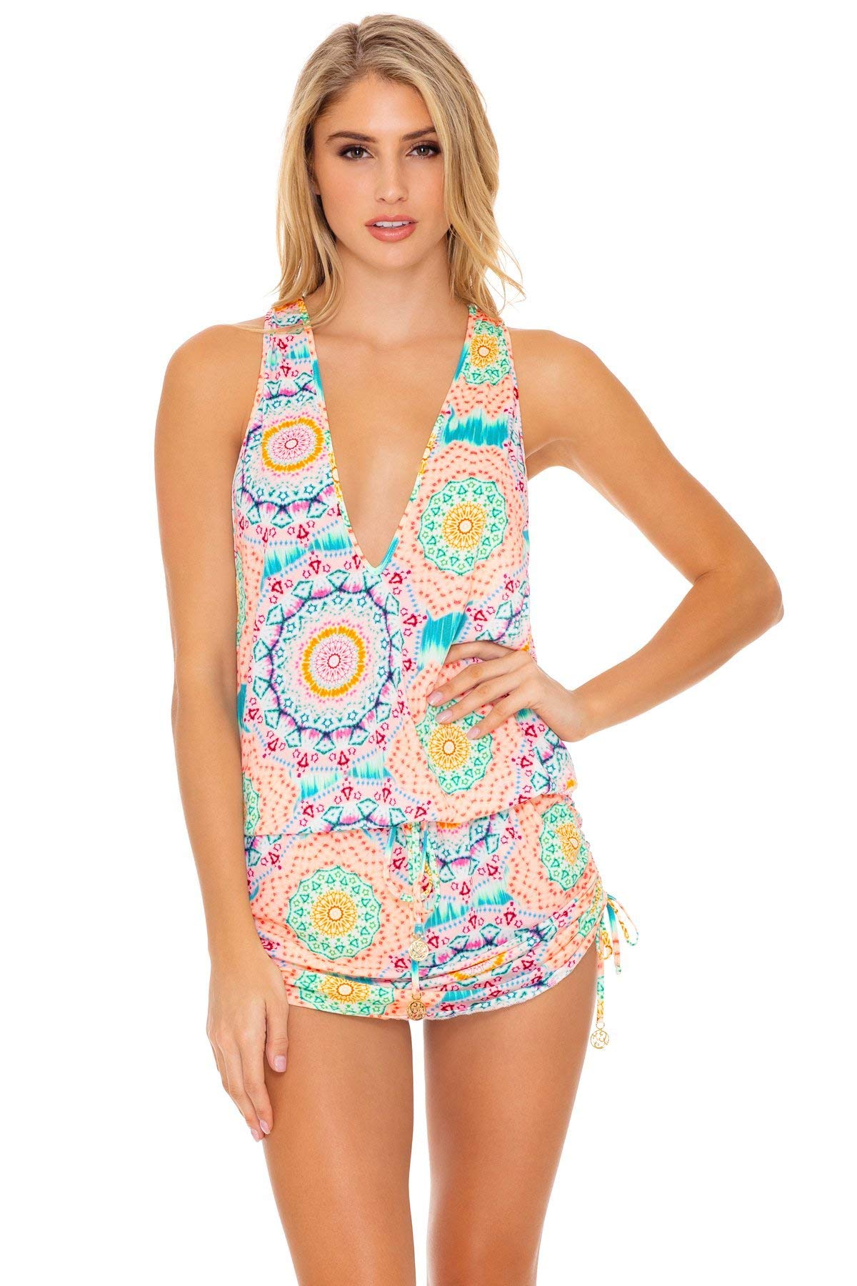 knee length dresses for ladies COSITA BUENA T Back Mini Dress