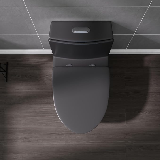 Sanitario de una pieza con descarga dual y asiento suave miniatura 7