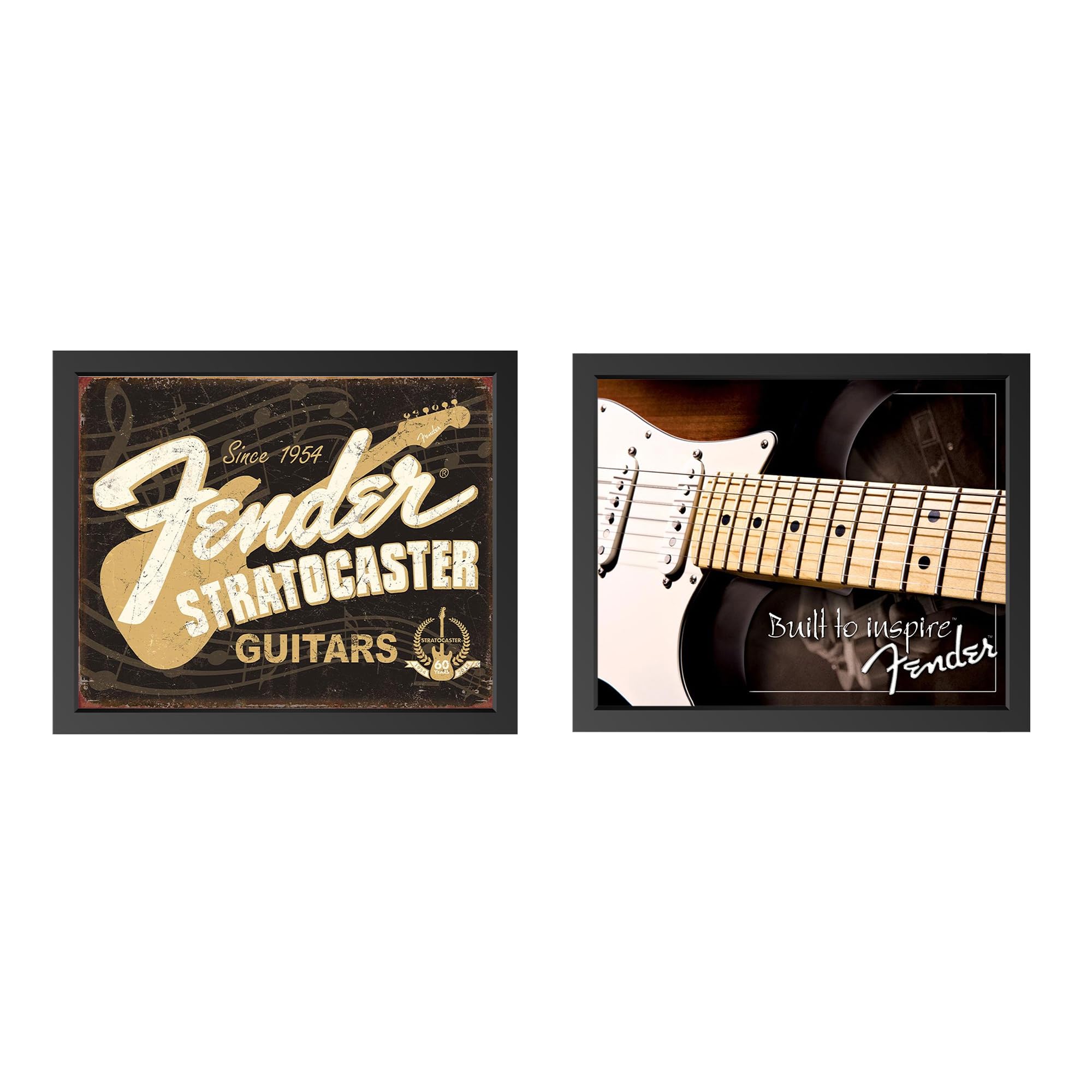 Amazon.com: AMERICAN LUXURY GIFTS Fender Guitar Retro Wall Art