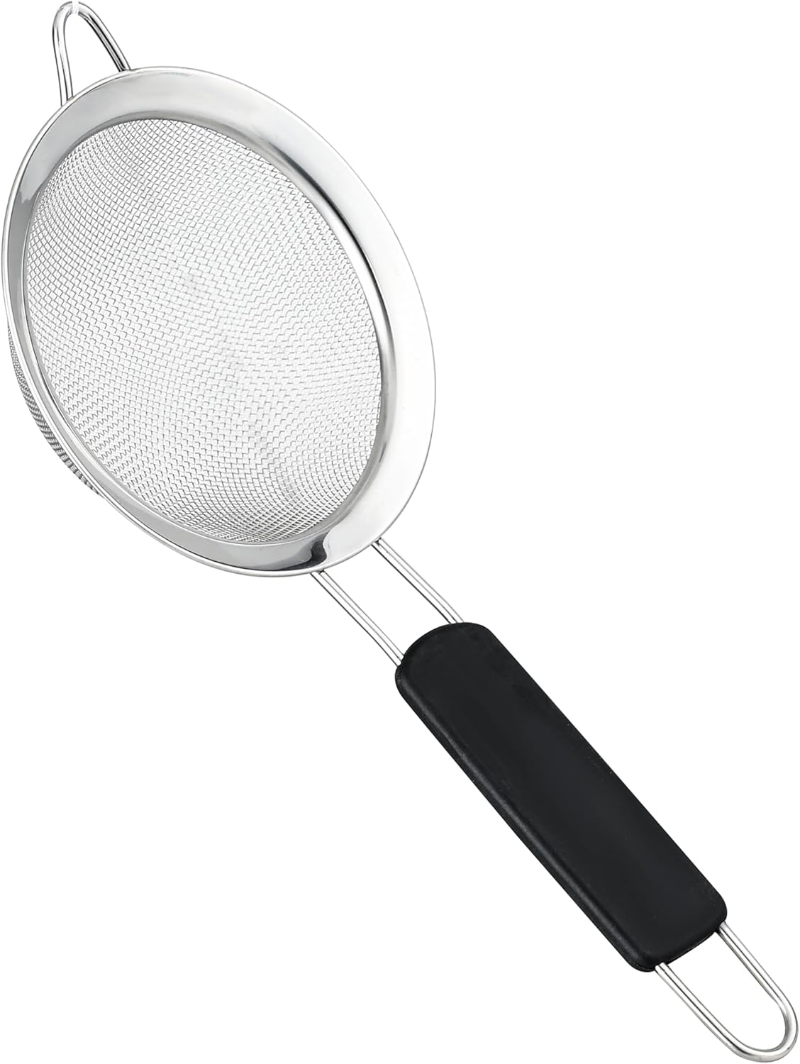 Black Sieves and Strainers Set Metal Sieve Stainless Steel, Fine Mesh