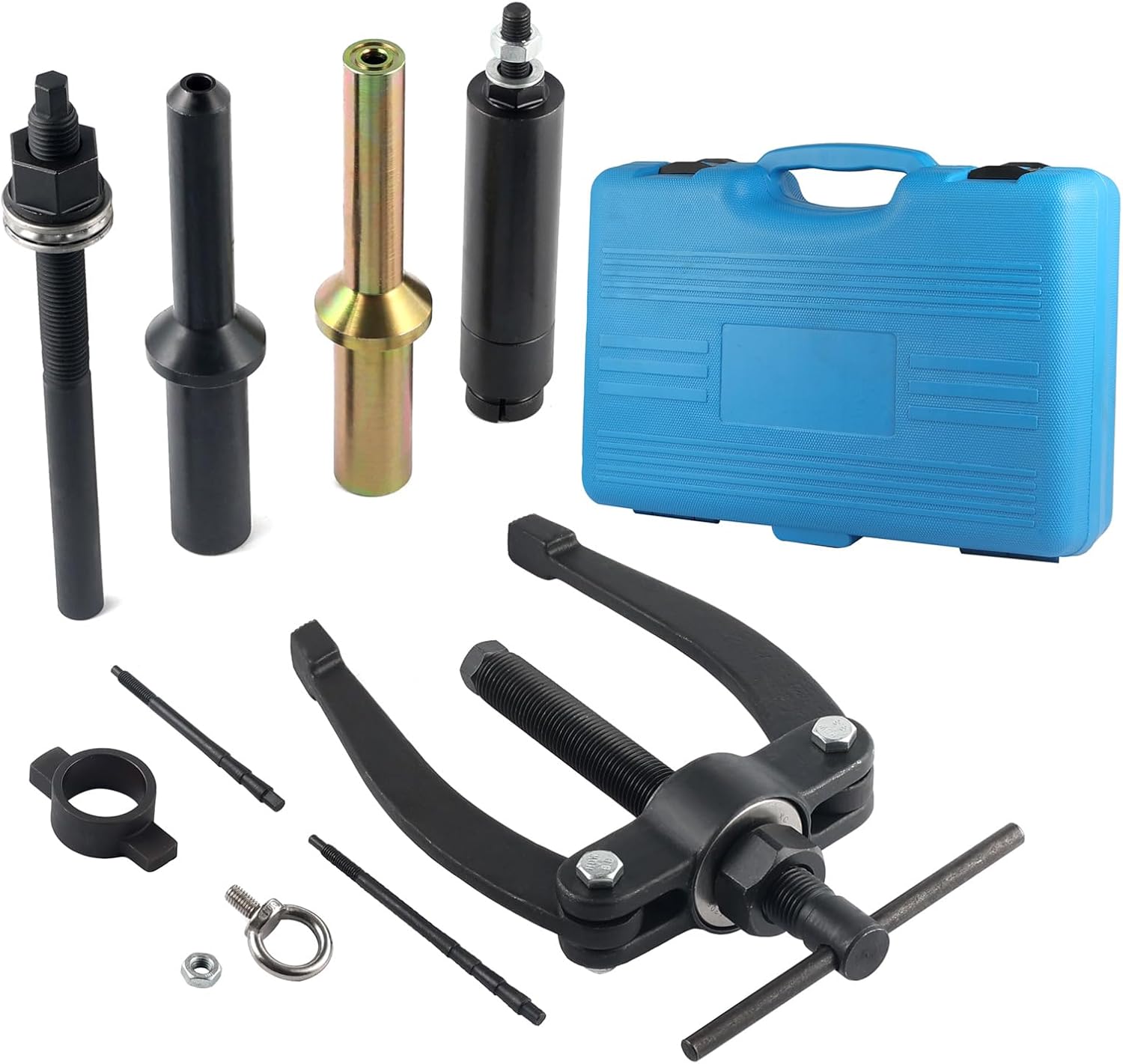 Kolasina 88800387 Fit for Volvo Mack Truck Injector Nozzle/Cup/Sleeve/Tube Remover & Installer Tool Kit Work on D11 D12 D13 D16 FM12 MP7 MP8 MP10 Engine Replaces 9986174 88800196