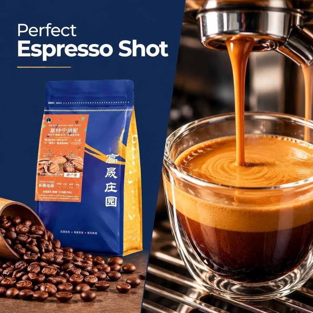500 g de granos de café mezclados for espresso