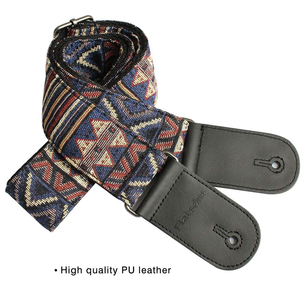 Amazon.co.jp: ギターストラップ デニムギターストラップレトロ2