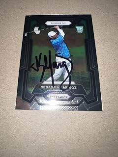 Sebastian Munoz Signed 2024 Panini Prizm Trading Card (27) LIV Golf Torque GC - Autographed Golf Equipment