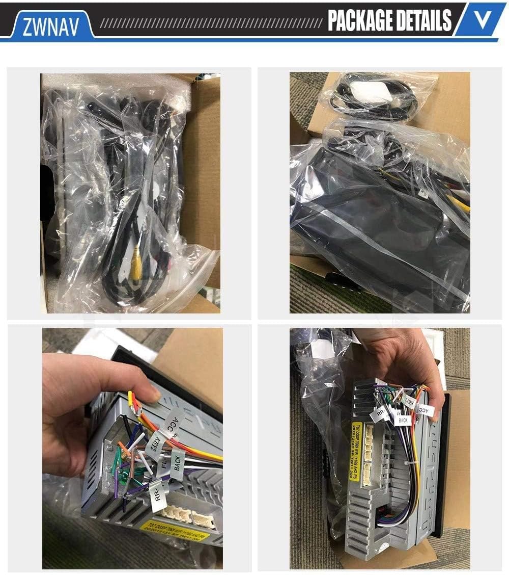 ZWNAV 6.9" IPS Screen 1DIN Universal Android Multimedia Player GPS Navigation Auto Audio Stereo Radio Recorder Head Unit image 5 of 6 B08TWZL5CH