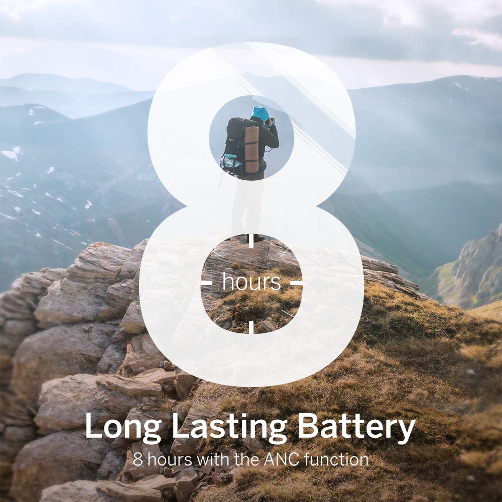 Product Image 1: TaoTronics Active Noise Cancelling Neckband Bluetooth Headphones ANC CVC8.0 Bluetooth 5.0 Wireless Headphones with Built-In Magnets IPX5 Splashproof 16 Hour Playtime