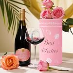 Personalized Monogram Gifts for Women, Birthday Gifts for Women, Customized Initial A-Z Wine Glass, Birthday Decorations for Women, Christmas Birthday Gifts for Her Mom Wife Sister Daughter Friend (C)