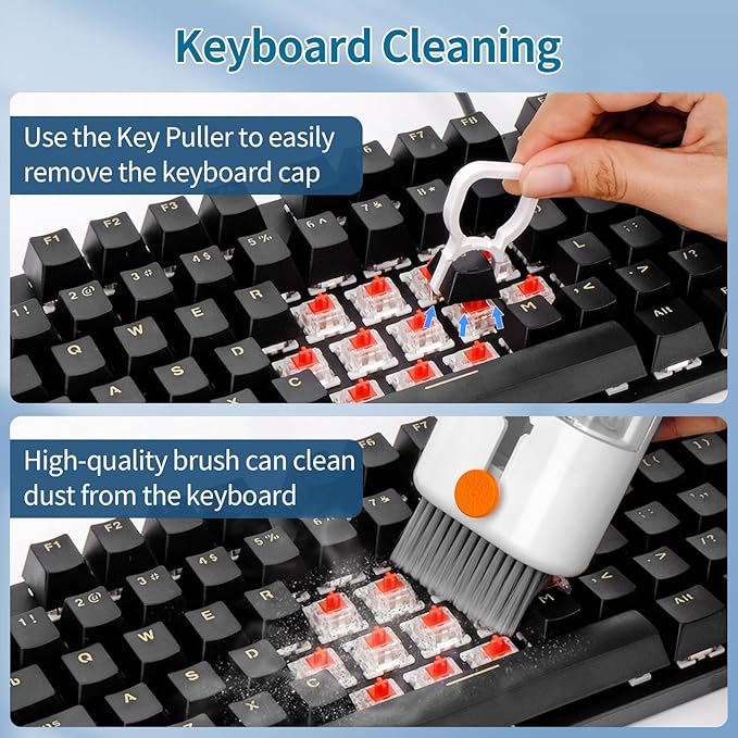 Kit de limpieza para laptop y teclado CleaniKu 12 en 1 miniatura 4