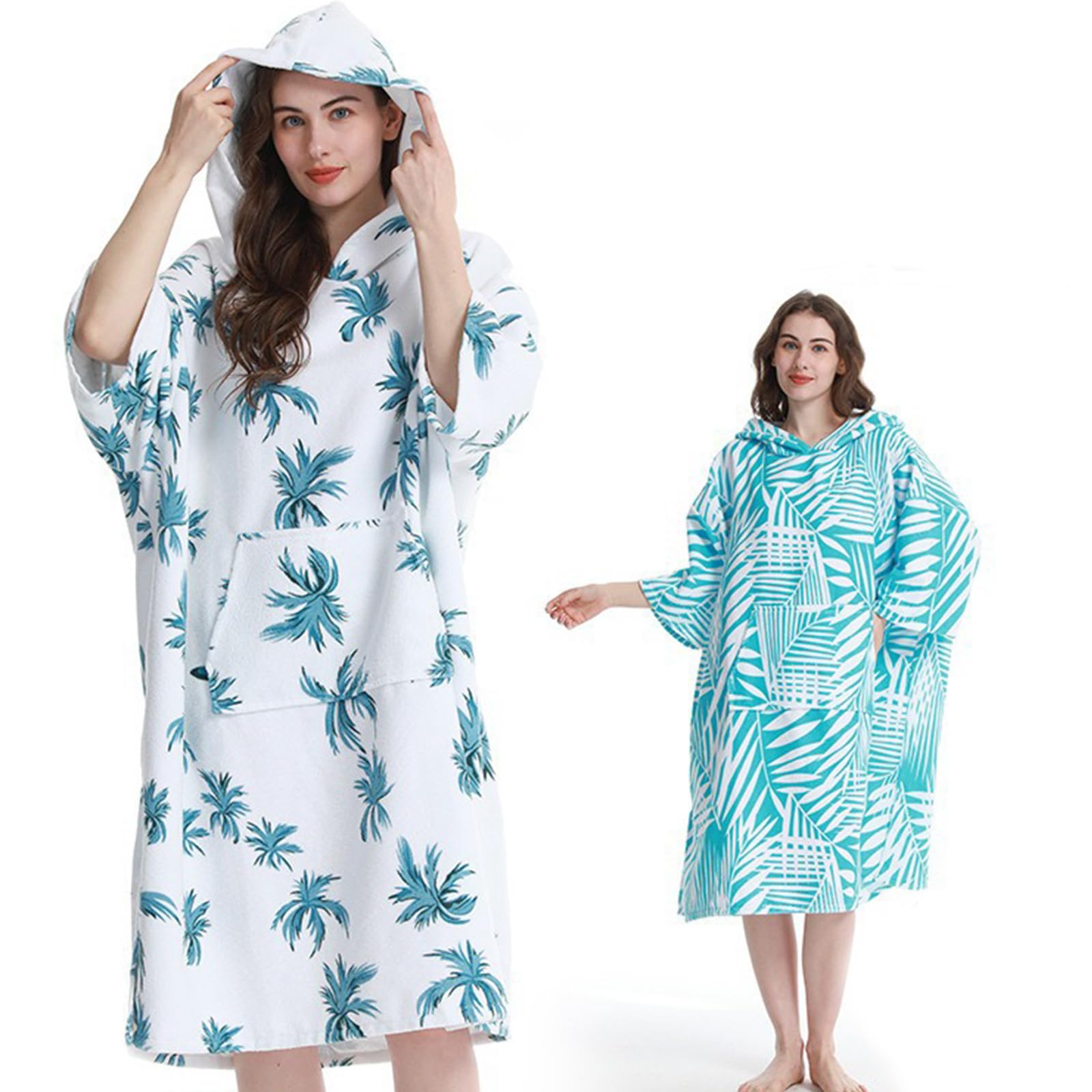 Poncho à capuche pour homme et femme, surf, natation, combinaison en néoprène, séchage rapide