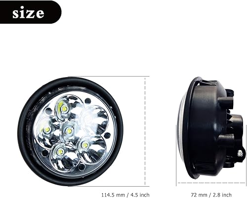 Miniatura 2 de Freightliner Columbia - Luz antiniebla, luz antiniebla sellada LED de 18 vatios