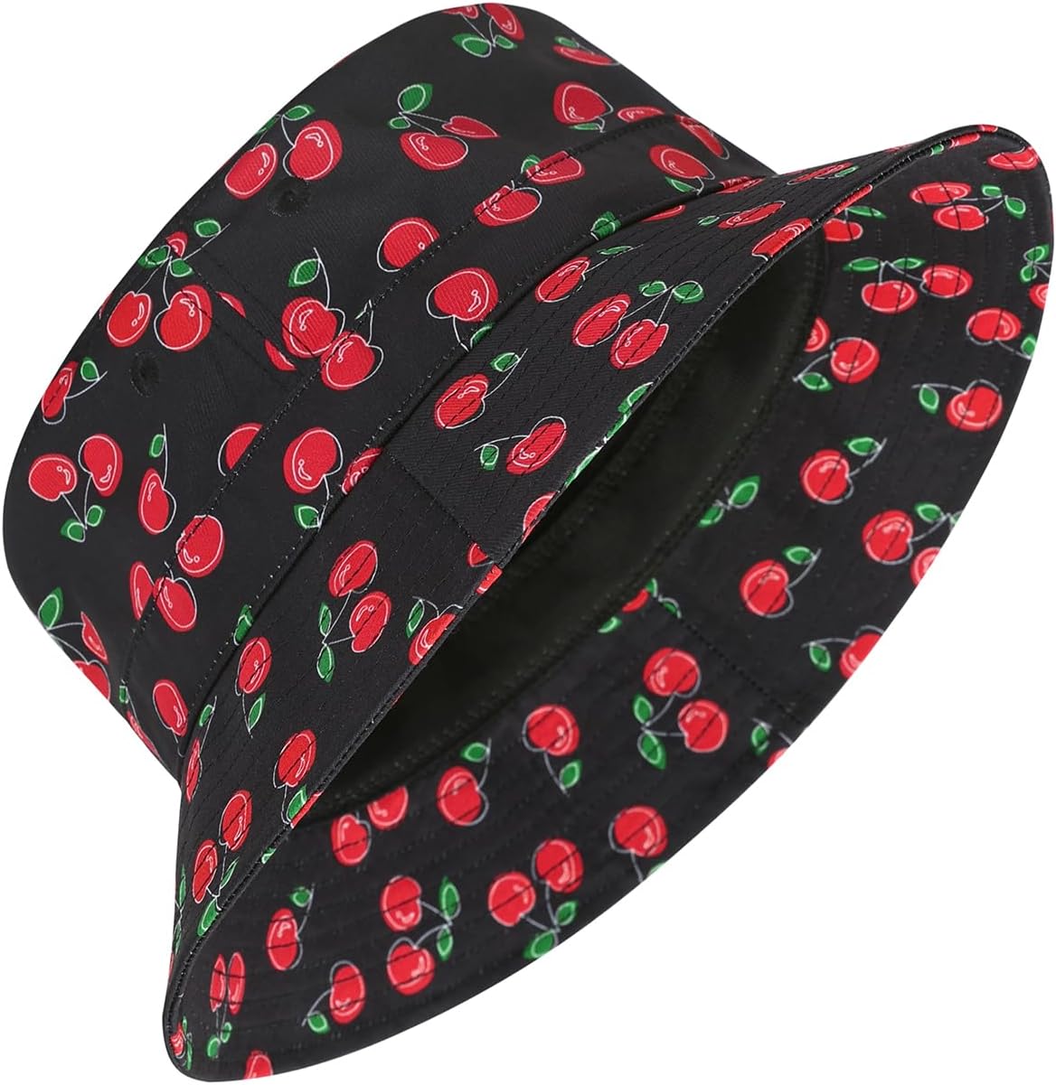 HDE Bucket Hat Unisex Print and Solid Beach Sun Hats Outdoor Packable Headwear - Image 5