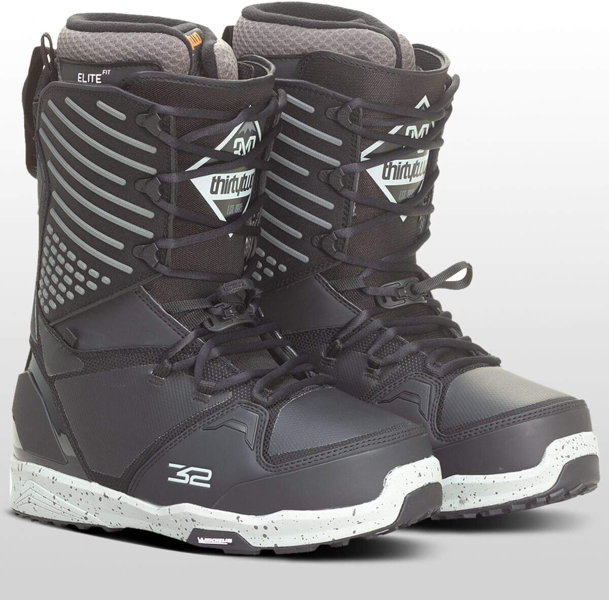 Thirty Two 3XD Mens Snowboard Boots Black/Grey Sz 11