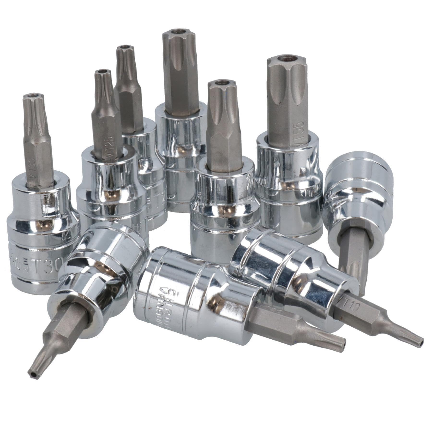 Allen sześciokątny i tamper torx i klucz do gry Star oprawki lampy 3/8" H2 - H10 T10 - T55