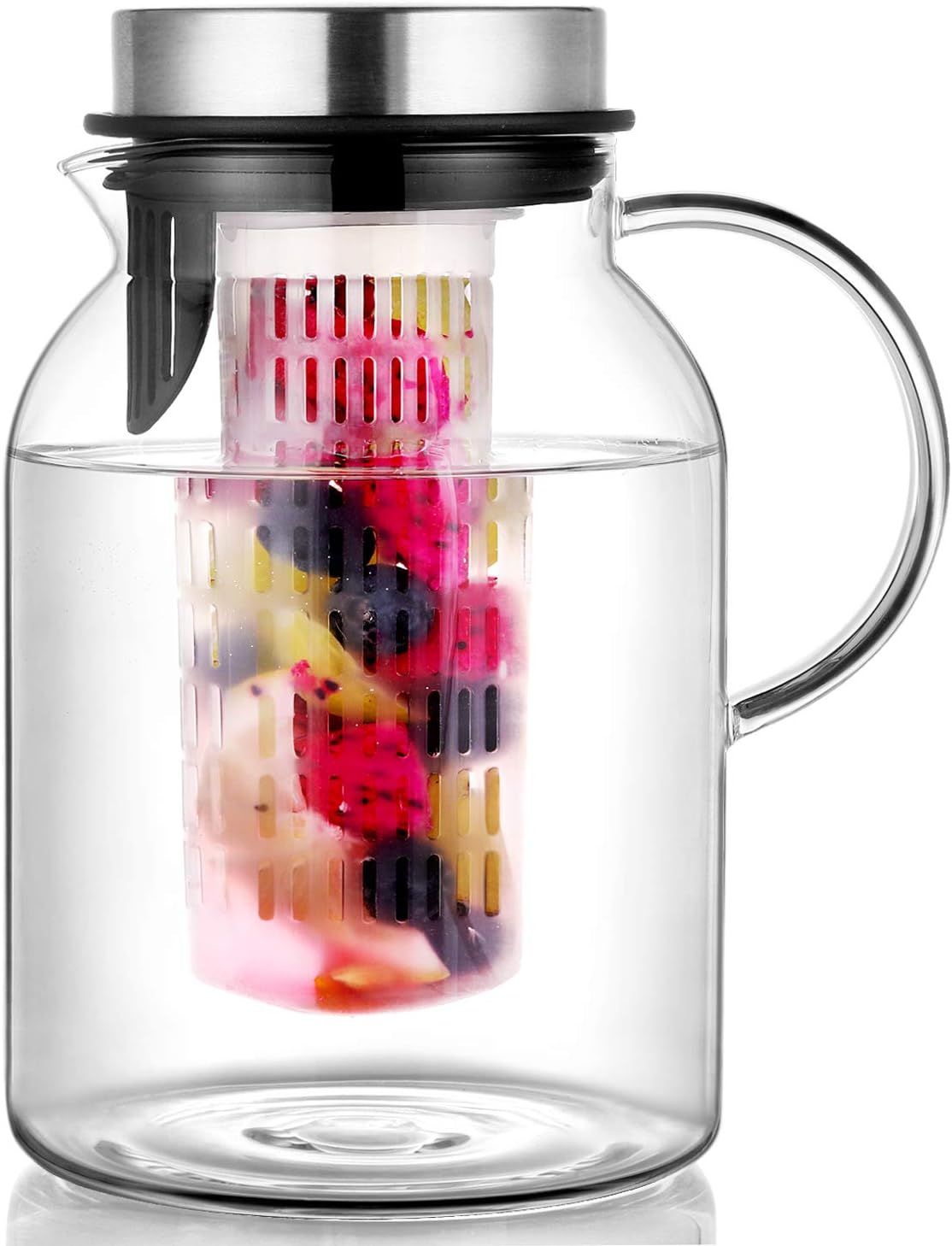 Amazon.com: AOZITA Iced Tea Maker Pitcher with Infuser and Lid - 2 ...