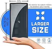 Vista 4 de Landisun Trampas de pegamento para ratas de ratón para interior para el hogar, ratones de serpiente, control de plagas de araña