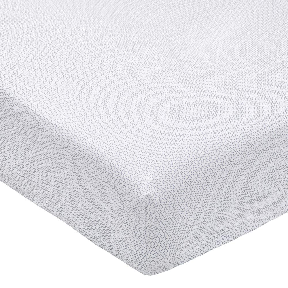 MURMUR MYA drap housse bleu pour lit simple individuel