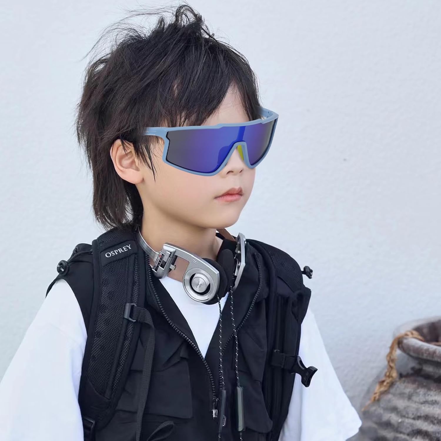 Kids Baseball Sunglasses, Youth Polarized Sports Sunglasses for Boys Girls, Cycling Softball Goggles UV400 Blocking - Image 2