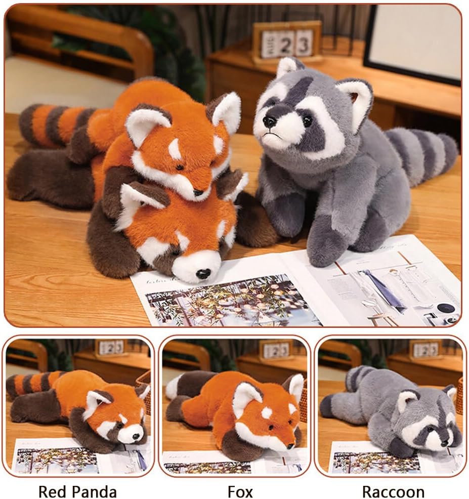 Weighted Fox Plush Toys,11 Inch Cute Fox Stuffed Animal Super Soft Fox Plush Pillow Fox Plushie Dolls Sleeping Cushion for Boys Girls Gifts Birthday - Image 6