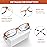 Kerecsen Computer Reading Glasses for Women Blue Light Blocking Glasses for Reading Fashion Pattern Print Eyeglasses for Womens(Mix Color -5, 4.50)