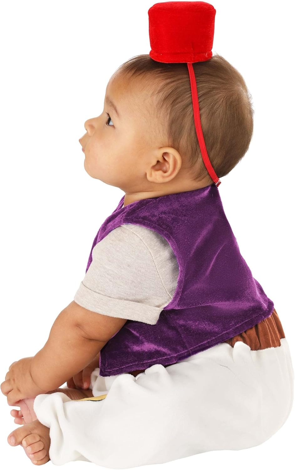 Infant Disney Aladdin Halloween Costume | Aladdin Complete Outfit with Shirt, Vest, Pants & Hat for Baby Dress-Up