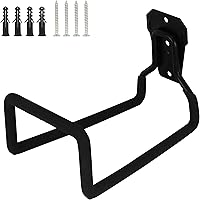 Vista 1 de PHYEX Soporte de pared para manguera de jardín, colgador de metal con revestimiento protector, gancho de agua para patio exterior, se adapta a