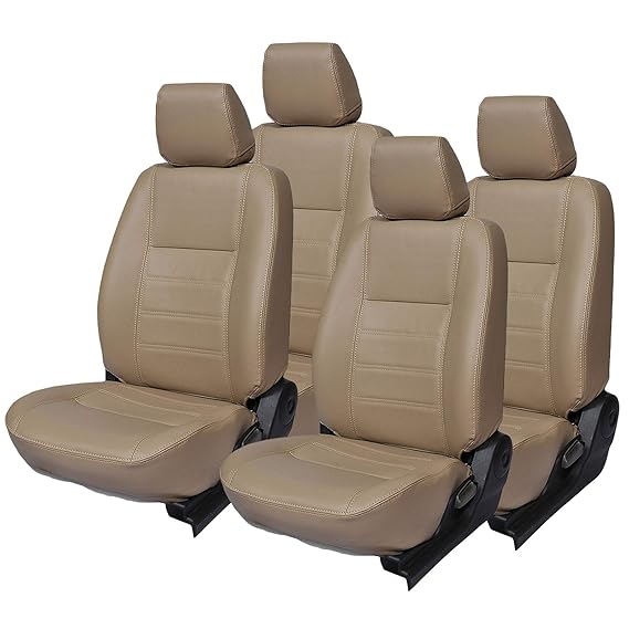 Autofact AF20 PU Leather Car Seat Covers Compatible for Toyota Innova